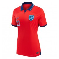Dámy Fotbalový dres Anglie Phil Foden #20 MS 2022 Venkovní Krátký Rukáv